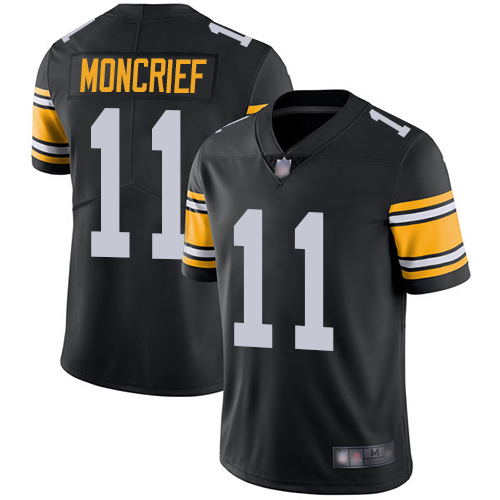 Steelers #11 Donte Moncrief Black Alternate Men's Stitched Football Vapor Untouchable Limited Jersey - Click Image to Close