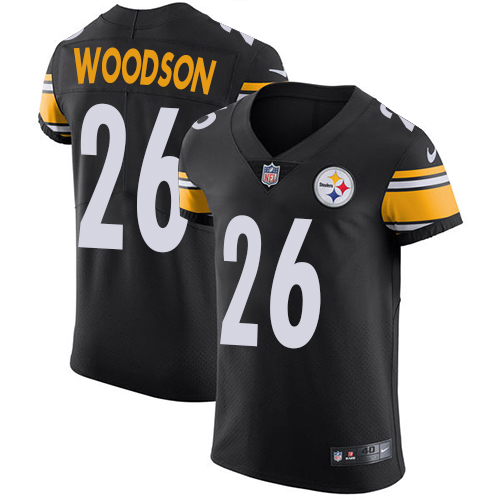 Nike Steelers #26 Rod Woodson Black Team Color Men's Stitched NFL Vapor Untouchable Elite Jersey - Click Image to Close