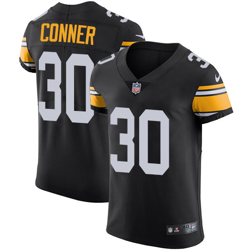 Nike Steelers #30 James Conner Black Alternate Men's Stitched NFL Vapor Untouchable Elite Jersey - Click Image to Close