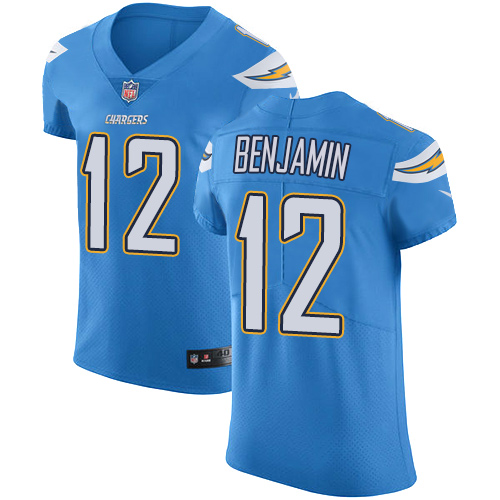 Nike Chargers #12 Travis Benjamin Electric Blue Alternate Men's Stitched NFL Vapor Untouchable Elite Jersey