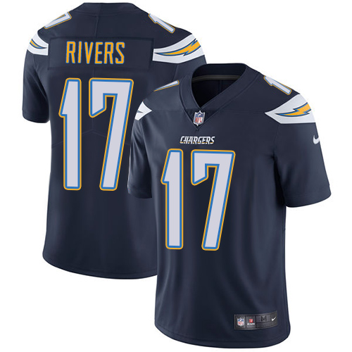 Nike Chargers #17 Philip Rivers Navy Blue Team Color Men's Stitched NFL Vapor Untouchable Limited Jersey