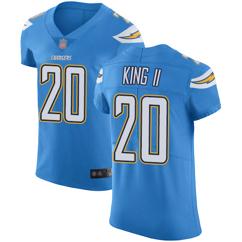 Chargers #20 Desmond King II Electric Blue Alternate Men's Stitched Football Vapor Untouchable Elite Jersey