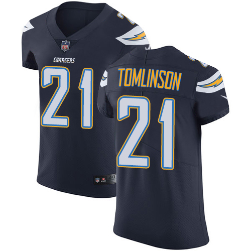 Nike Chargers #21 LaDainian Tomlinson Navy Blue Team Color Men's Stitched NFL Vapor Untouchable Elite Jersey