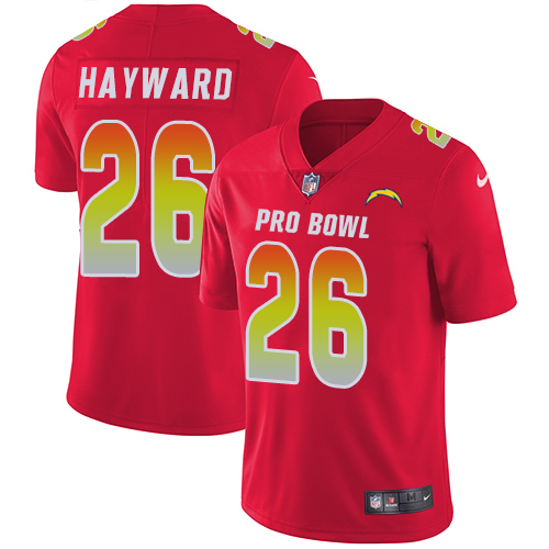 Nike Chargers #26 Casey Hayward Red Men's Stitched NFL Limited AFC 2018 Pro Bowl Jersey