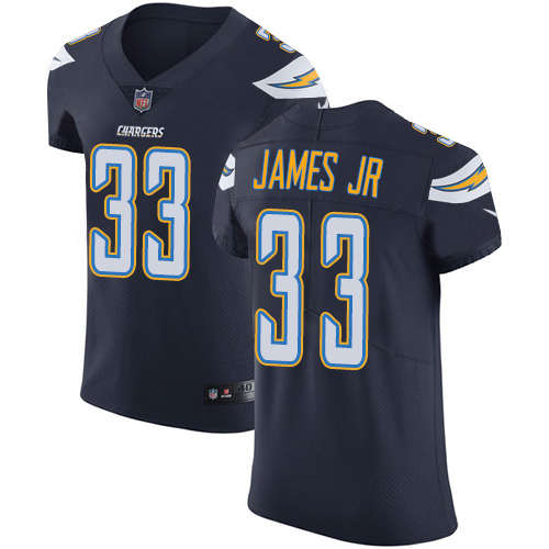 Chargers #33 Derwin James Jr Navy Blue Team Color Men's Stitched Football Vapor Untouchable Elite Jersey