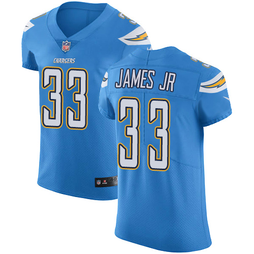 Chargers #33 Derwin James Jr Electric Blue Alternate Men's Stitched Football Vapor Untouchable Elite Jersey