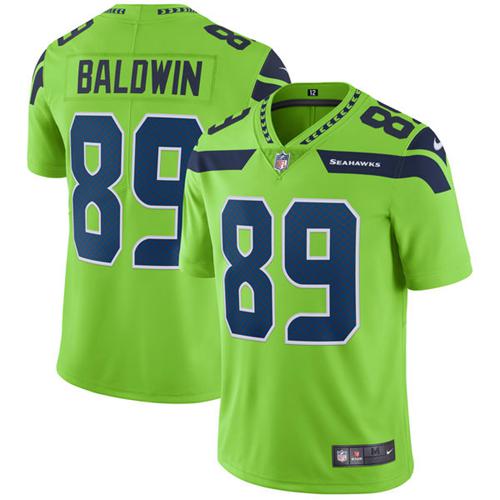 Nike Seahawks #89 Doug Baldwin Green Men's Stitched NFL Limited Rush Jersey