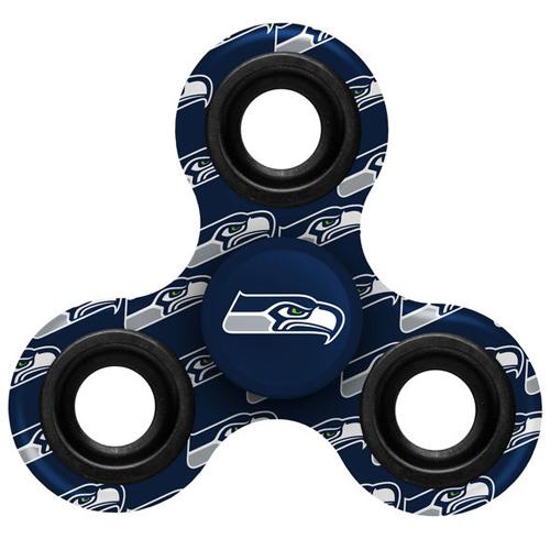 NFL Seattle Seahawks Logo 3 Way Fidget Spinner 3B25