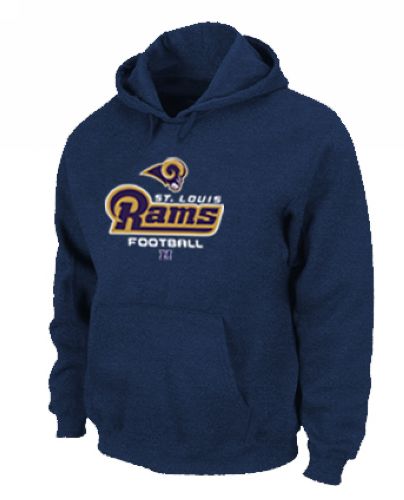 Los Angeles Rams Critical Victory Pullover Hoodie Dark Blue