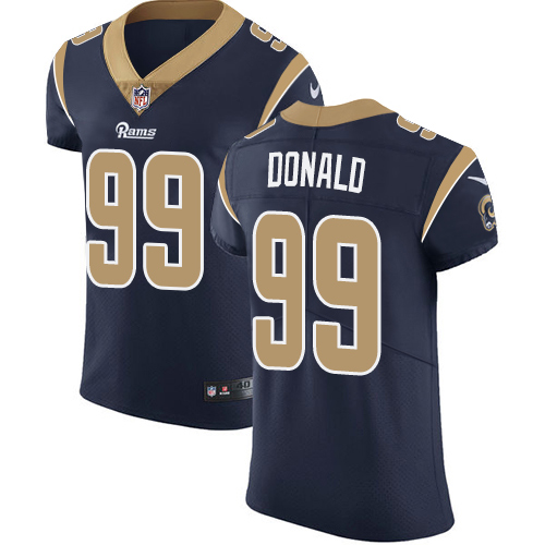 Nike Rams #99 Aaron Donald Navy Blue Team Color Men's Stitched NFL Vapor Untouchable Elite Jersey