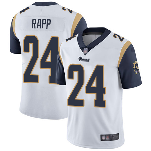 Rams #24 Taylor Rapp White Men's Stitched Football Vapor Untouchable Limited Jersey