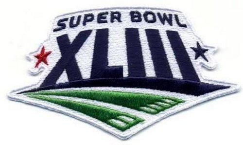 Stitched Super Bowl 43 XLIII Jersey Patch Pittsburgh Steelers vs Arizona Cardinals