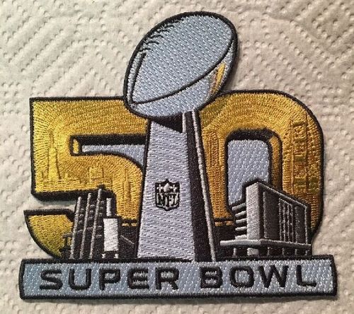 Stitched 2016 Super Bowl L 50 Jersey Patch