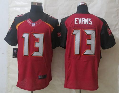 Nike Buccaneers #13 Mike Evans Red Team Color Men's Stitched NFL New Elite Jersey