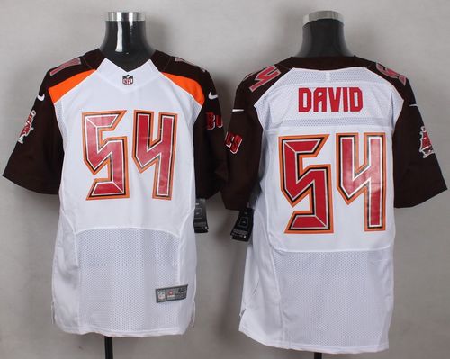 Nike Buccaneers #54 Lavonte David White Men's Stitched NFL New Elite Jersey