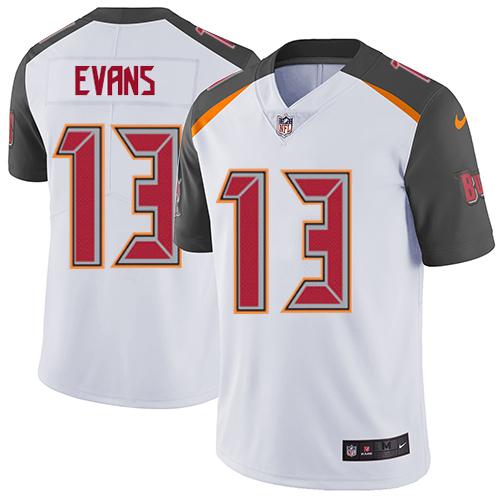 Nike Buccaneers #13 Mike Evans White Men's Stitched NFL Vapor Untouchable Limited Jersey