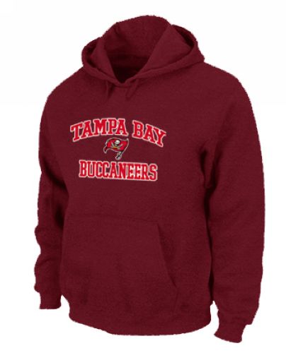 Tampa Bay Buccaneers Heart & Soul Pullover Hoodie Red - Click Image to Close