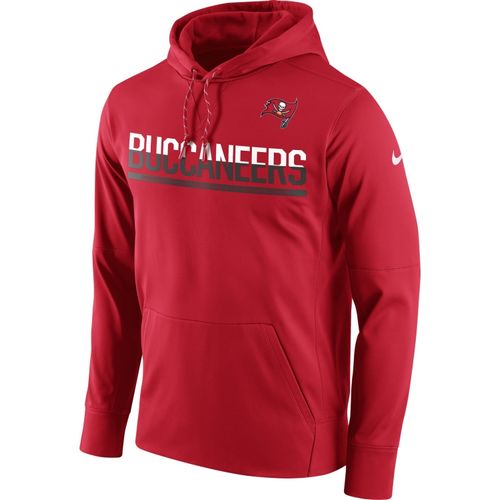 Men's Tampa Bay Buccaneers Nike Sideline Circuit Red Pullover Hoodie