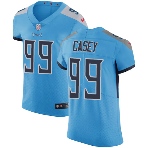 Nike Titans #99 Jurrell Casey Light Blue Alternate Men's Stitched NFL Vapor Untouchable Elite Jersey