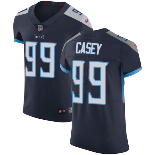 Nike Titans #99 Jurrell Casey Navy Blue Team Color Men's Stitched NFL Vapor Untouchable Elite Jersey