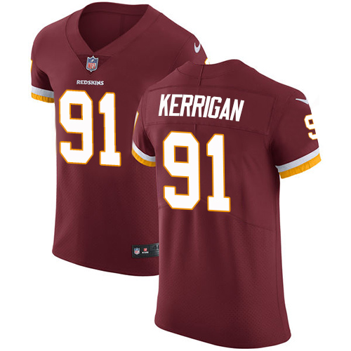 Nike Redskins #91 Ryan Kerrigan Burgundy Red Team Color Men's Stitched NFL Vapor Untouchable Elite Jersey