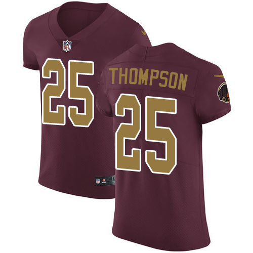 Nike Redskins #25 Chris Thompson Burgundy Red Alternate Men's Stitched NFL Vapor Untouchable Elite Jersey - Click Image to Close