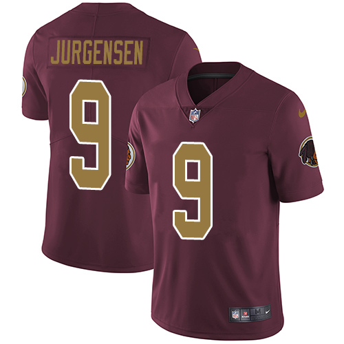 Nike Redskins #9 Sonny Jurgensen Burgundy Red Alternate Men's Stitched NFL Vapor Untouchable Limited Jersey