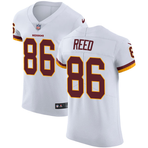 Nike Redskins #86 Jordan Reed White Men's Stitched NFL Vapor Untouchable Elite Jersey