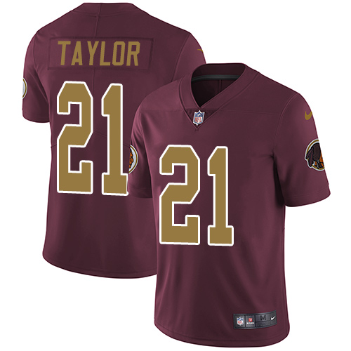 Nike Redskins #21 Sean Taylor Burgundy Red Alternate Men's Stitched NFL Vapor Untouchable Limited Jersey