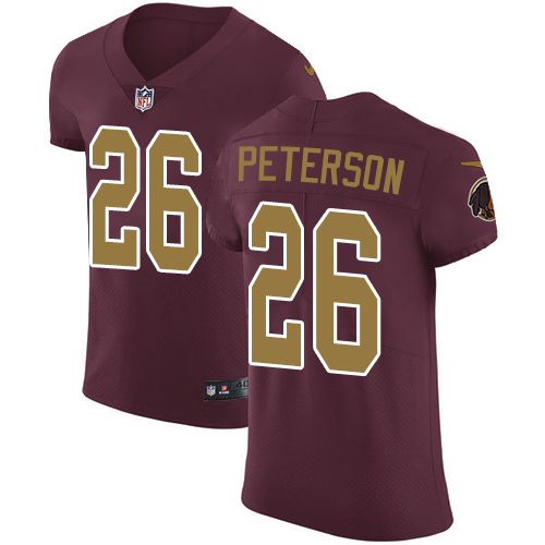 Nike Redskins #26 Adrian Peterson Burgundy Red Alternate Men's Stitched NFL Vapor Untouchable Elite Jersey