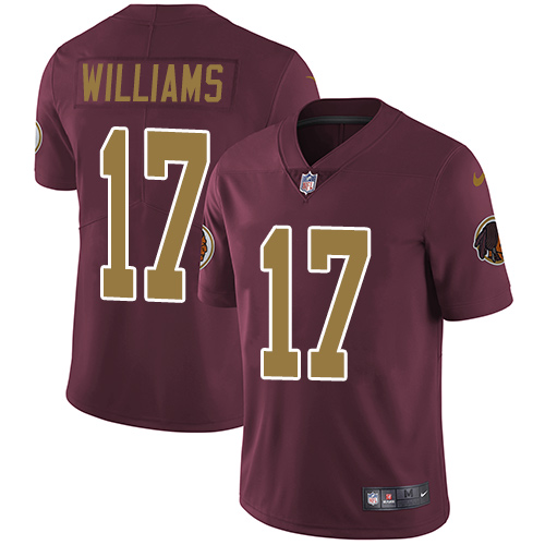 Nike Redskins #17 Doug Williams Burgundy Red Alternate Men's Stitched NFL Vapor Untouchable Limited Jersey