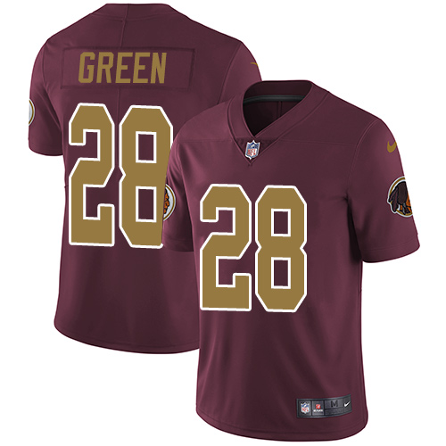 Nike Redskins #28 Darrell Green Burgundy Red Alternate Men's Stitched NFL Vapor Untouchable Limited Jersey