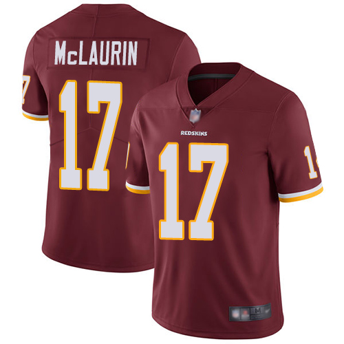 Redskins #17 Terry McLaurin Burgundy Red Team Color Men's Stitched Football Vapor Untouchable Limited Jersey