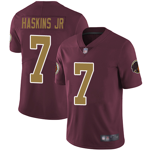 Redskins #7 Dwayne Haskins Jr Burgundy Red Alternate Men's Stitched Football Vapor Untouchable Limited Jersey