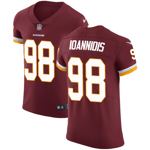 Nike Redskins #98 Matt Ioannidis Burgundy Red Team Color Men's Stitched NFL Vapor Untouchable Elite Jersey