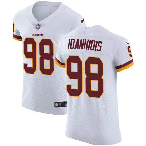 Nike Redskins #98 Matt Ioannidis White Men's Stitched NFL Vapor Untouchable Elite Jersey