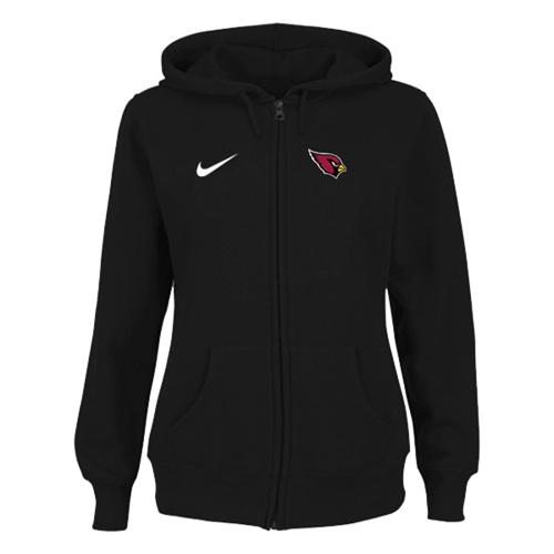 Nike Arizona Cardinals Ladies Tailgater Full Zip Hoodie Black