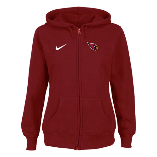 Nike Arizona Cardinals Ladies Tailgater Full Zip Hoodie Red