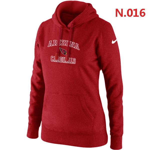 Women's Nike Arizona Cardinals Heart & Soul Pullover Hoodie Red