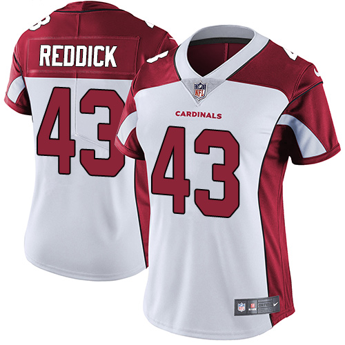 Nike Cardinals #43 Haason Reddick White Women's Stitched NFL Vapor Untouchable Limited Jersey - Click Image to Close