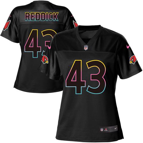 Nike Cardinals #43 Haason Reddick Black Women's NFL Fashion Game Jersey