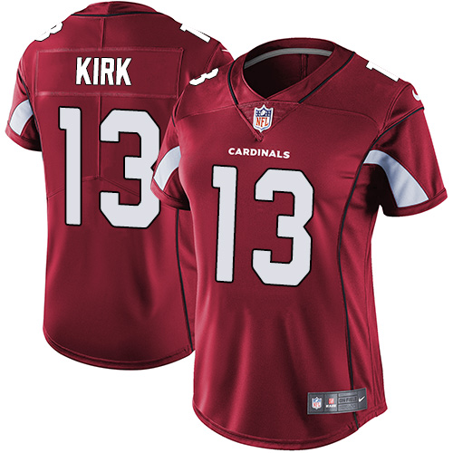 Nike Cardinals #13 Christian Kirk Red Team Color Women's Stitched NFL Vapor Untouchable Limited Jersey - Click Image to Close