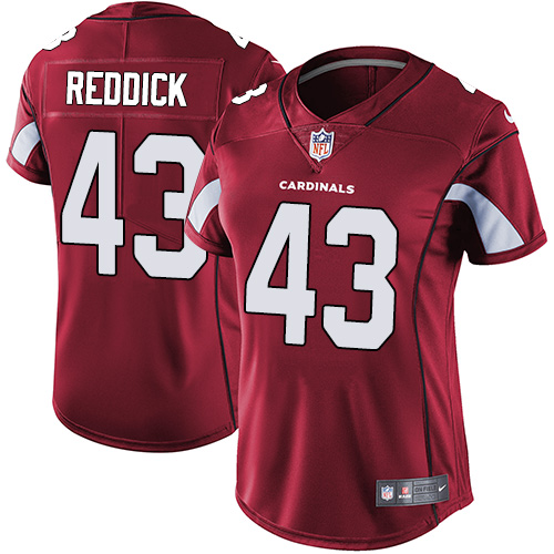 Nike Cardinals #43 Haason Reddick Red Team Color Women's Stitched NFL Vapor Untouchable Limited Jersey - Click Image to Close