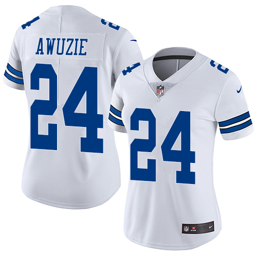 Nike Cowboys #24 Chidobe Awuzie White Women's Stitched NFL Vapor Untouchable Limited Jersey