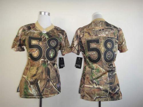 Nike Broncos #58 Von Miller Camo Women's Stitched NFL Realtree Elite Jersey