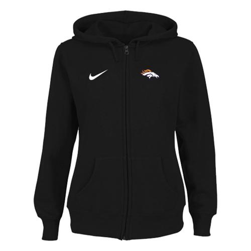 Nike Denver Broncos Ladies Tailgater Full Zip Hoodie Black