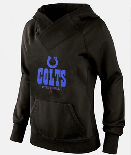 Women's Indianapolis Colts Big & Tall Critical Victory Pullover Hoodie Black