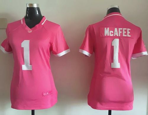 Nike Colts #1 Pat McAfee Pink Women's Stitched NFL Elite Bubble Gum Jersey