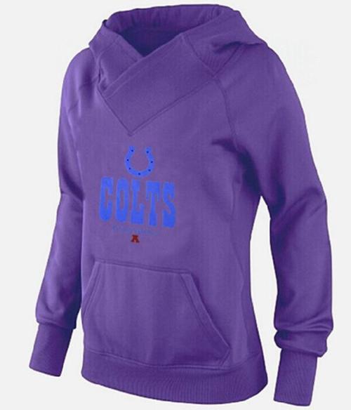 Women's Indianapolis Colts Big & Tall Critical Victory Pullover Hoodie Purple