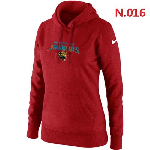 Women's Nike Jacksonville Jaguars Heart & Soul Pullover Hoodie Red